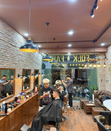 Không gian Barber cao cấp giữa lòng Thảo Điền – Folk Fade